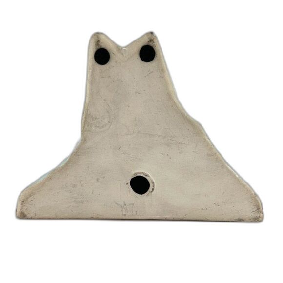 VTG Porcelain Angel Head/Shld/Wings, Small Shelf 5 1/2"H x 4 1/2' D x 7 1/2" W - Picture 5 of 5